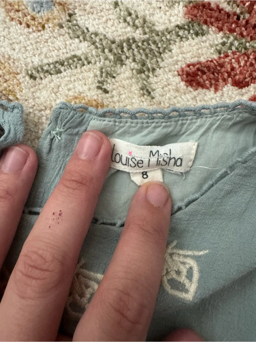Louise Misha soft sage